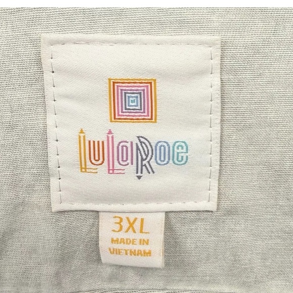 NWT Lularoe Kenny Demin Jacket 3XL Jungle Camouflage Unisex Jean Rare Unicorn 3X - Picture 9 of 10